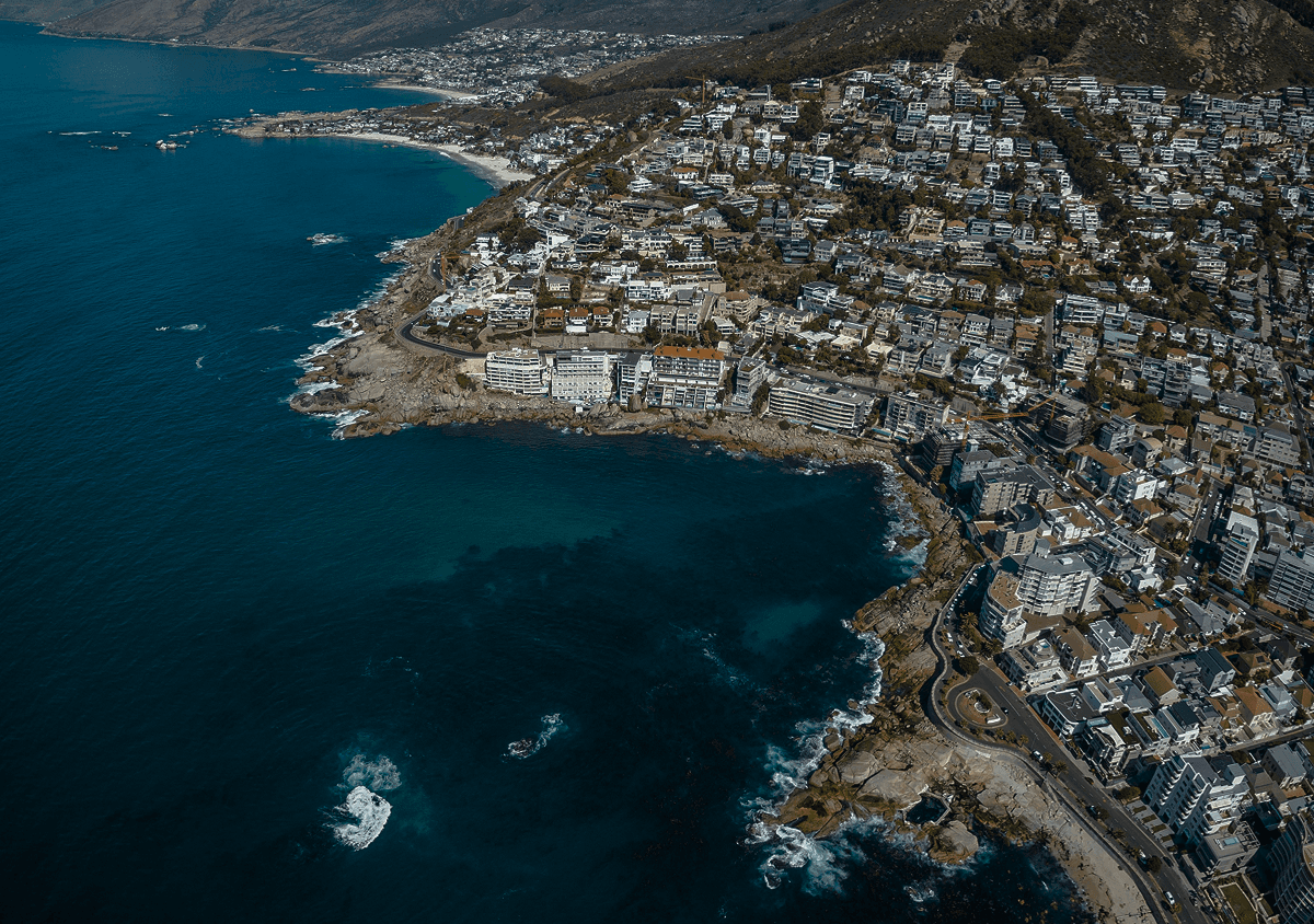 South Africa aerial view